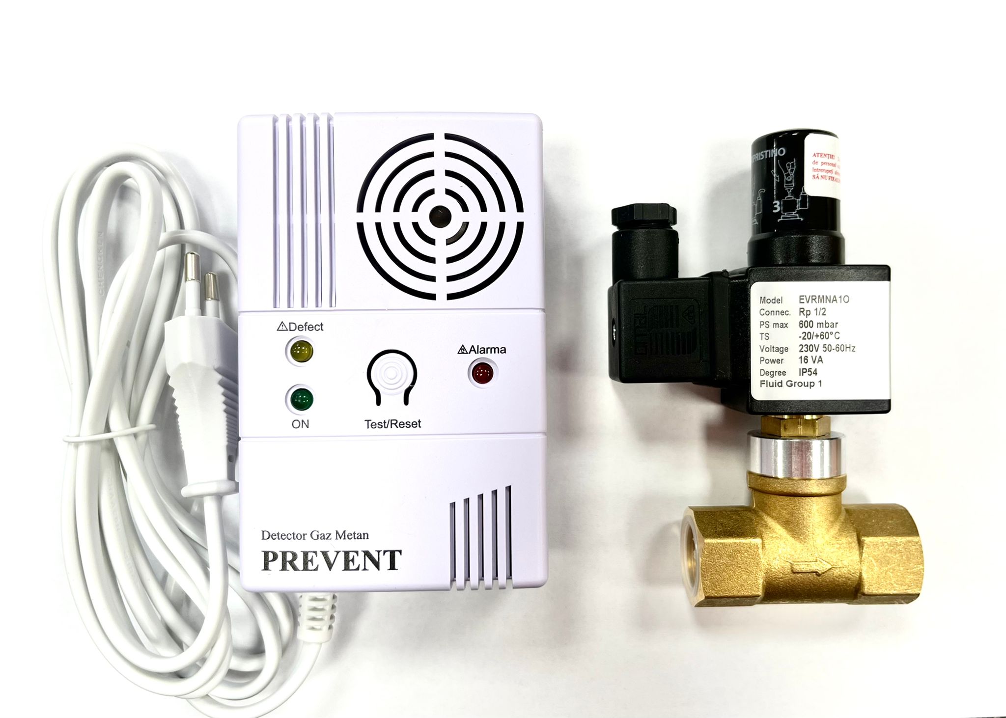 セキュリティ・セーフティ GM Senzor Gaz Prevent P1279 1/2 legătură dublă - Instalatorul.Net